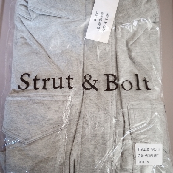 Women's Heather Grey One-Piece – Cinched Waist Jumpsuit with Folded Sleeves - Picture 9 of 9